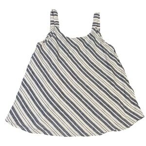 Artisan NY 100% Linen Sleeveless Striped Tank Top size‎ Small Beach Coastal